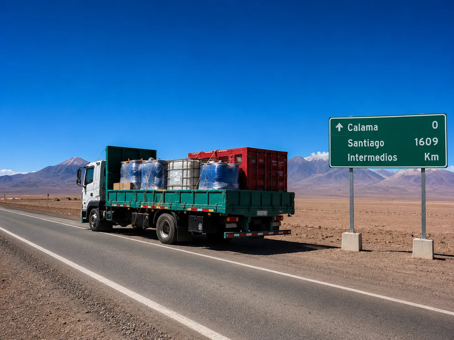 Transportes FAR Calama en ruta hacia Santiago e intermedios